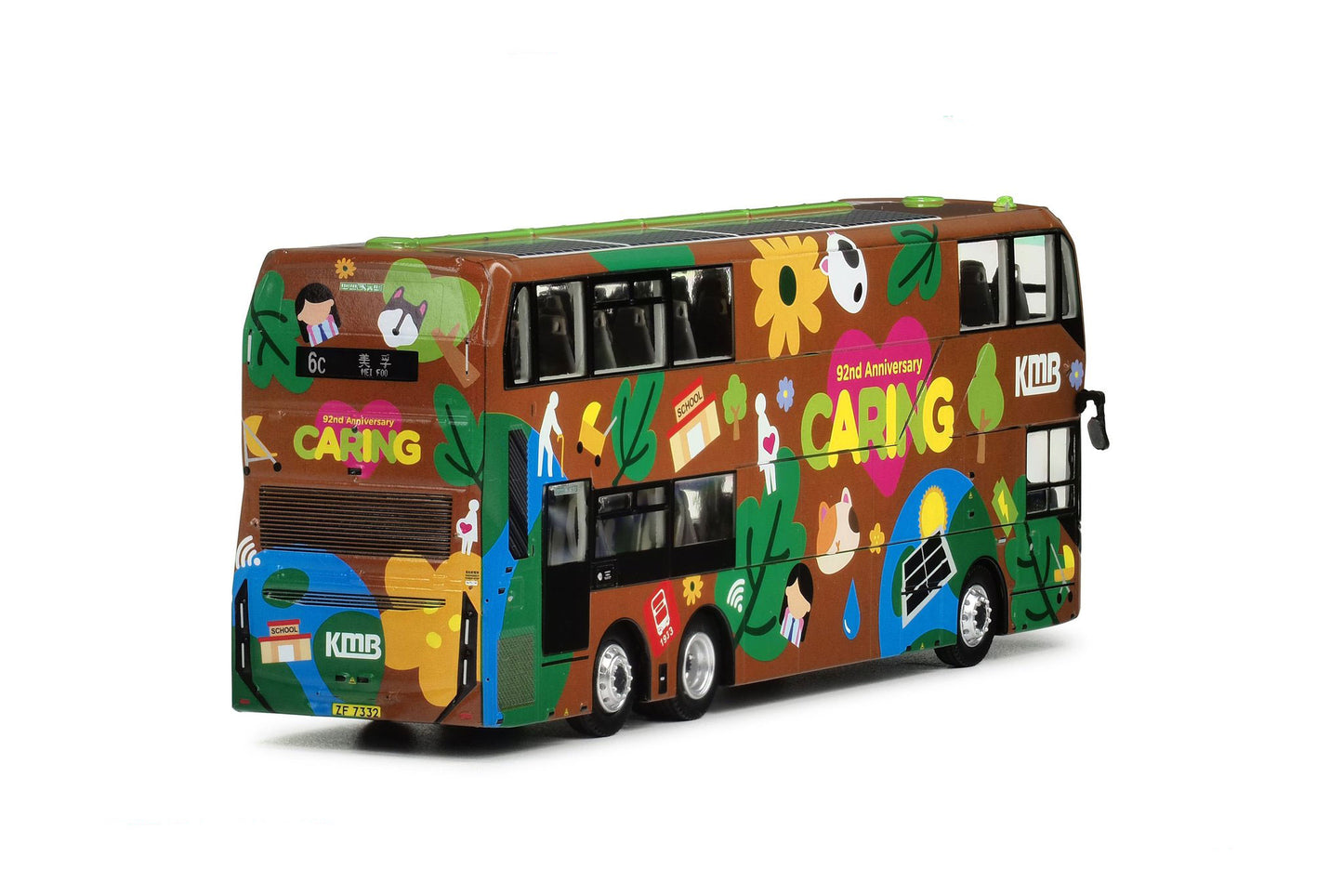 80m KMB2025010 KMB 92nd Anniversary Alexander Dennis Enviro500EV (43M) 1:76 Scale