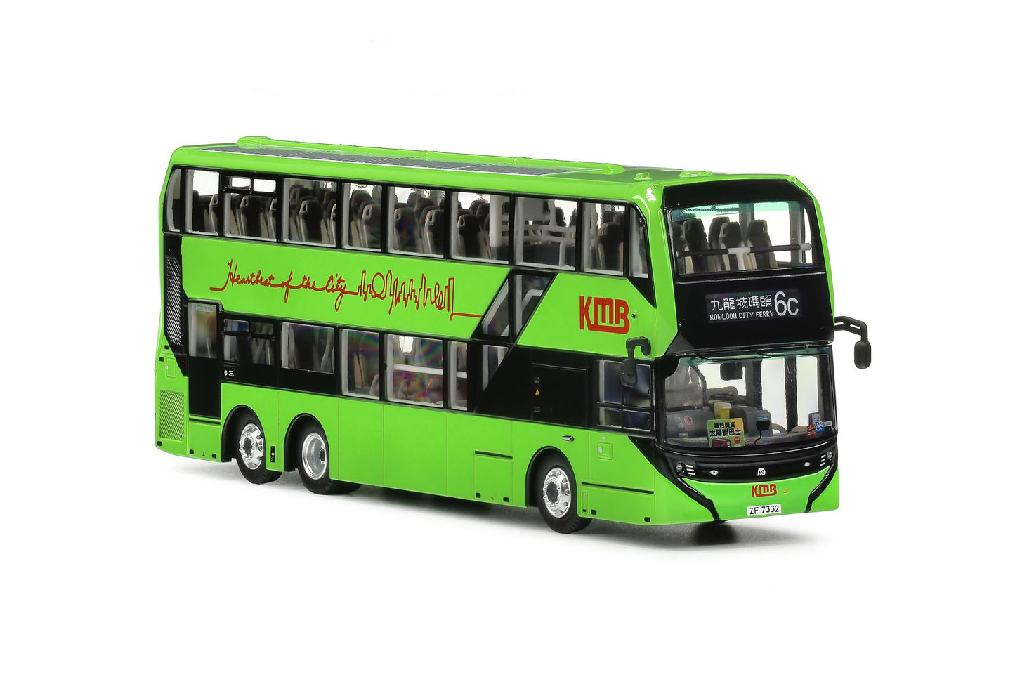 80m KMB2025011 KMB Dennis E500EV Electric Bus 12m (6C). 1:76 Scale.
