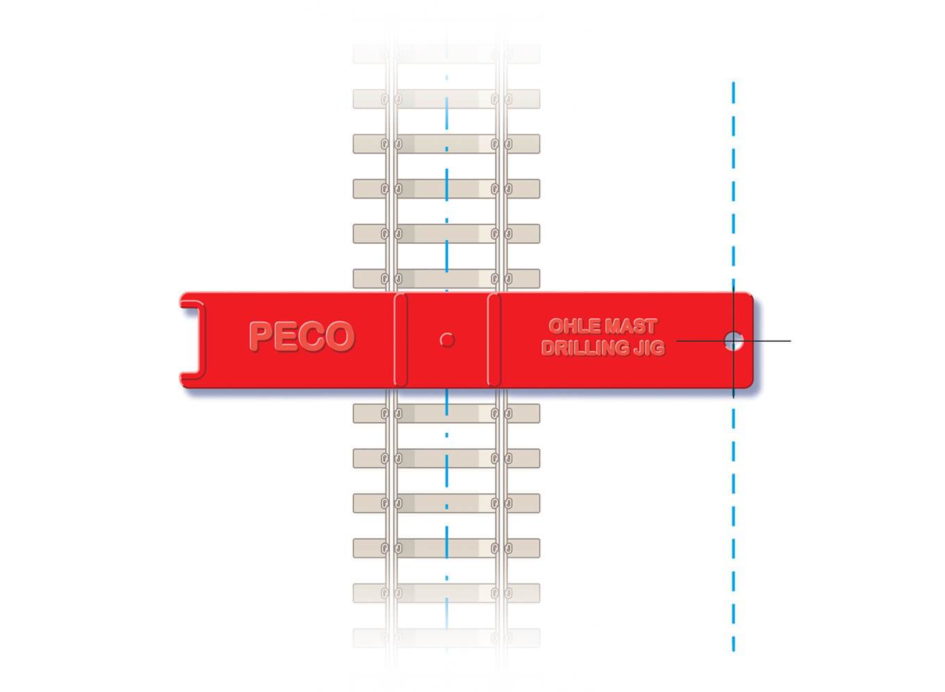 Peco LC-115 Catenery Mast Instruction Jig