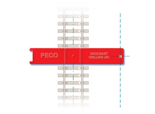Peco LC-115 Catenery Mast Instruction Jig