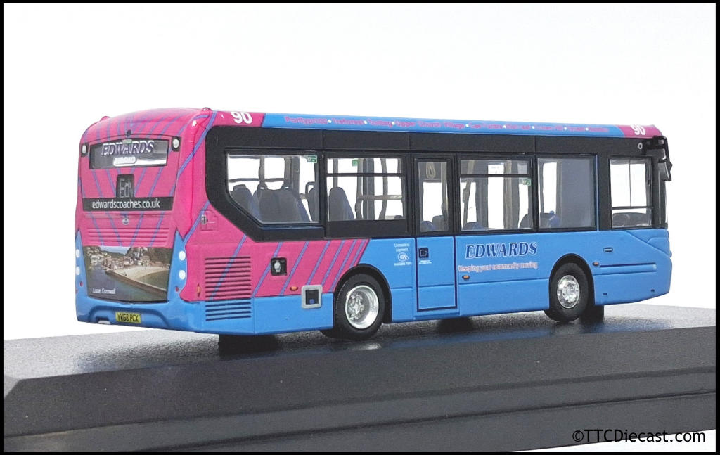 OMNIDEKKA MMC2A ADL Enviro E200MMC, Edwards Coaches, 1:76 Scale