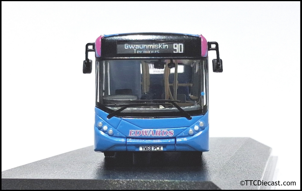 OMNIDEKKA MMC2b ADL Enviro E200MMC, Edwards Coaches, Rte 90 Gwaunmiskin 1:76 Scale