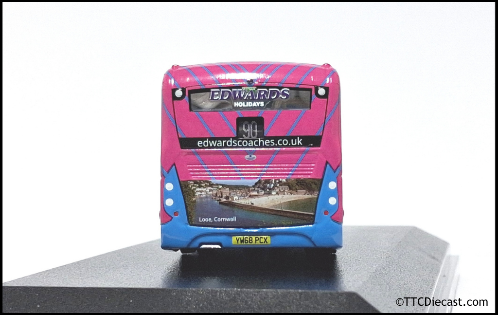 OMNIDEKKA MMC2b ADL Enviro E200MMC, Edwards Coaches, Rte 90 Gwaunmiskin 1:76 Scale