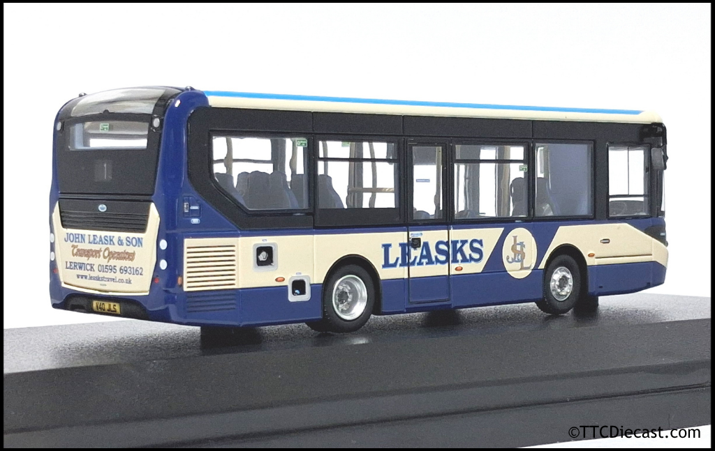 OMNIDEKKA MMC5a ADL Enviro E200MMC, John Leask & Sons (Leasks), Rte 1 Town Centre 1:76 Scale