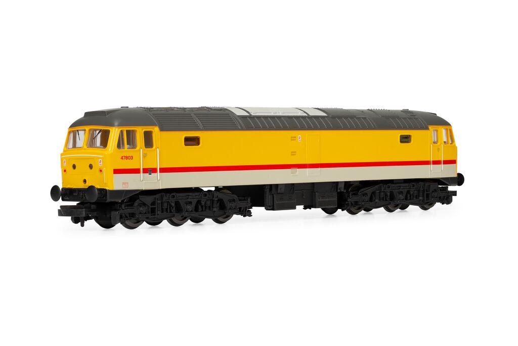 Hornby R30186 RailRoad Plus BR Infrastructure, Class 47, Co-Co, 47803 - Era 8 - OO Gauge