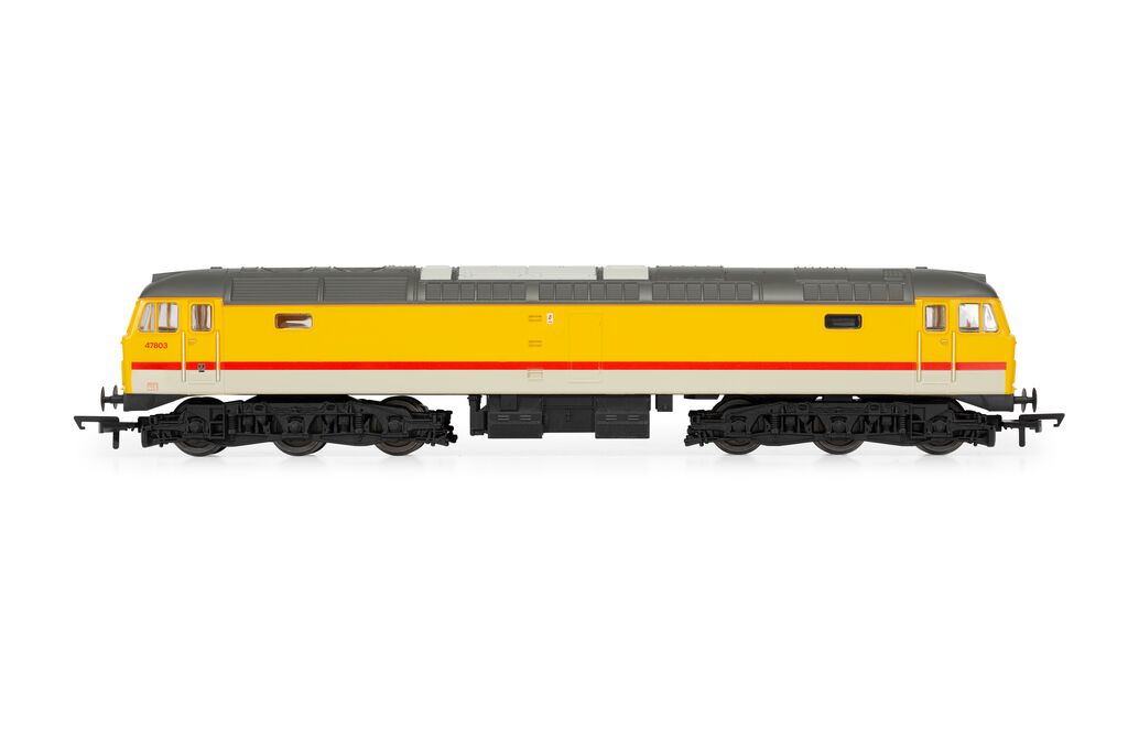 Hornby R30186 RailRoad Plus BR Infrastructure, Class 47, Co-Co, 47803 - Era 8 - OO Gauge