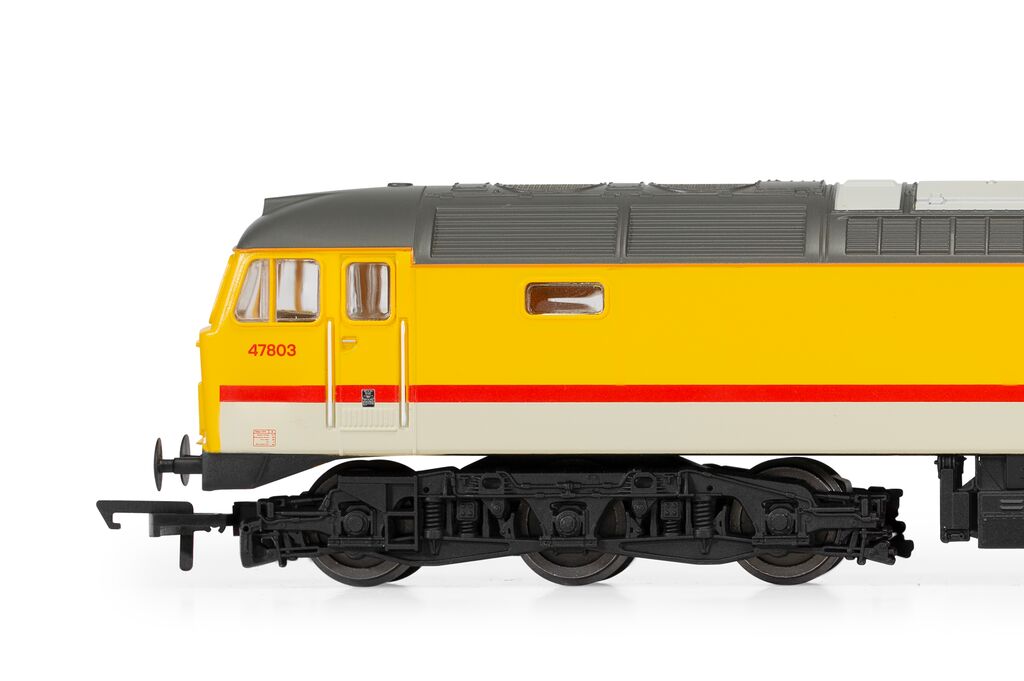 Hornby R30186 RailRoad Plus BR Infrastructure, Class 47, Co-Co, 47803 - Era 8 - OO Gauge