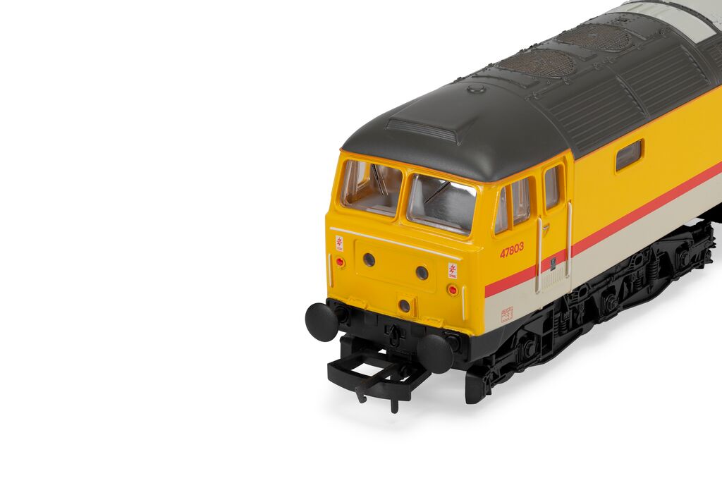 Hornby R30186 RailRoad Plus BR Infrastructure, Class 47, Co-Co, 47803 - Era 8 - OO Gauge