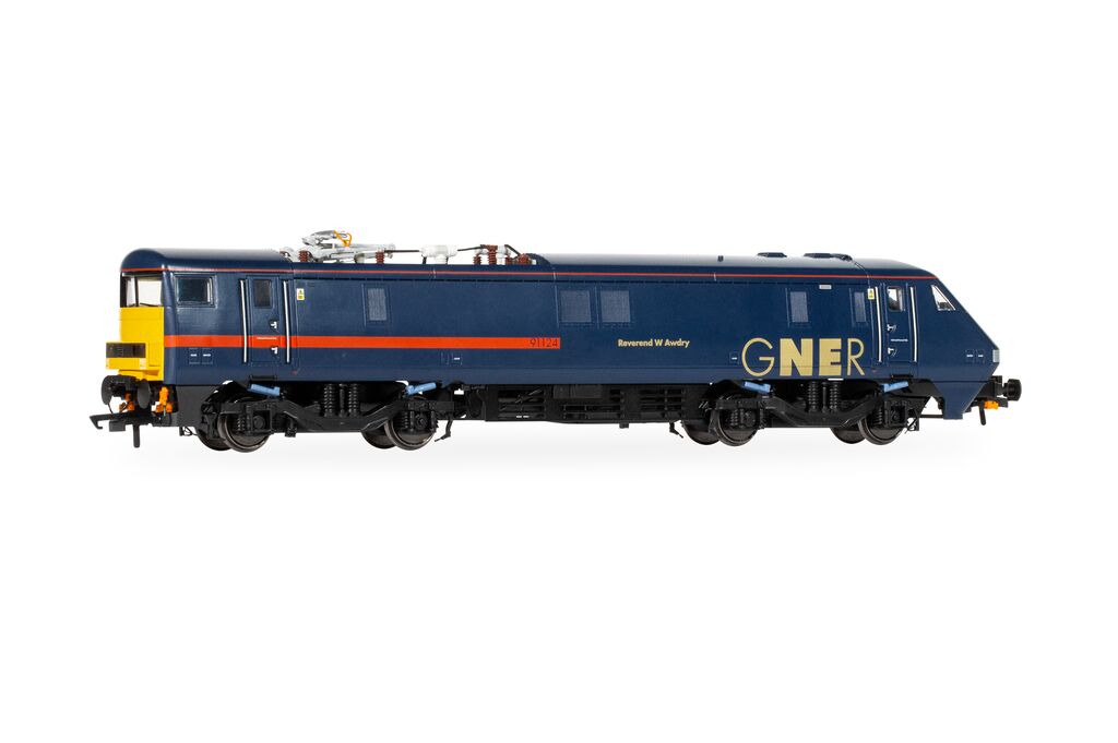 Hornby R30424 GNER Class 91 Reverend W Awdry 91124, OO Gauge