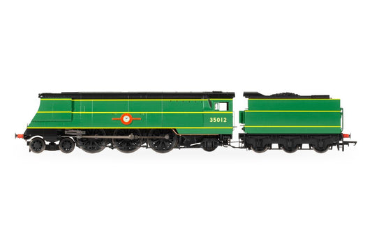 Hornby R3860 BR, Merchant Navy Class, 4-6-2, 35012 'United States Lines' - Era 4, OO Gauge
