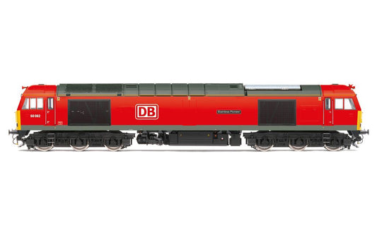 Hornby R3885 DB Cargo UK, Class 60, Co-Co, 60062 'Stainless Pioneer' - Era 11 - OO Gauge *LAST FEW*