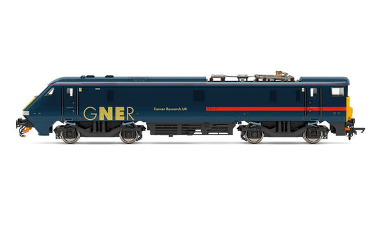 Hornby R3893 GNER, Class 91, Bo-Bo, 91117 'Cancer Research UK' - Era 10, OO Gauge *LAST FEW*