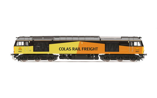 Hornby R3901 Colas Rail, Class 60, Co-Co, 60021 - Era 10 - OO Gauge *LAST FEW*