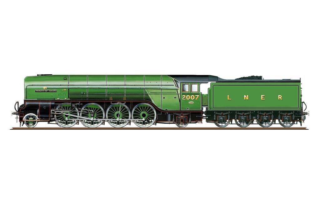 Hornby R3983 LNER, P2 Class, 2-8-2, 2007 Prince of Wales - Era 11 - OO Gauge *LAST FEW*