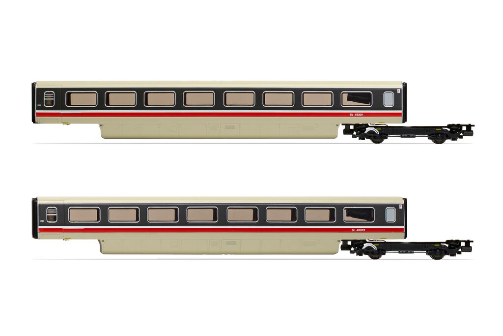 Hornby R40013A BR, Class 370 APT 2-car TU Coach Pack, 48301 + 48302 - Era 7, OO Gauge *LAST FEW*