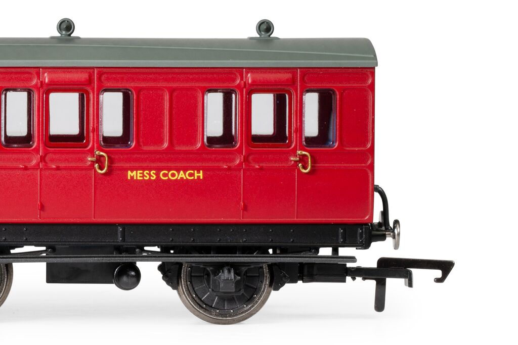 Hornby R40359 BR Departmental, 6 Wheel Crew Coach, KDE107E - Era 8 *LAST FEW*