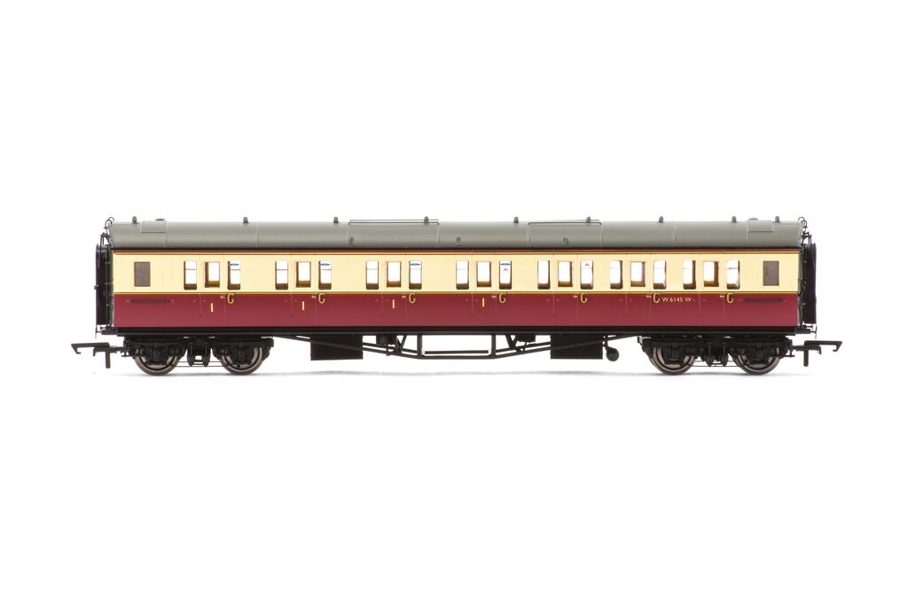 Hornby R4688A BR, Collett 'Bow - Ended' Corridor Composite (R/Hand), W6145W *LAST FEW*
