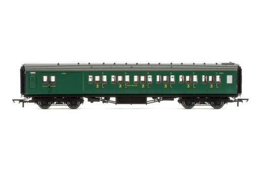 Hornby R4736 SR Maunsell 6 Compartment Third Class Brake Coach  *LAST ONE*