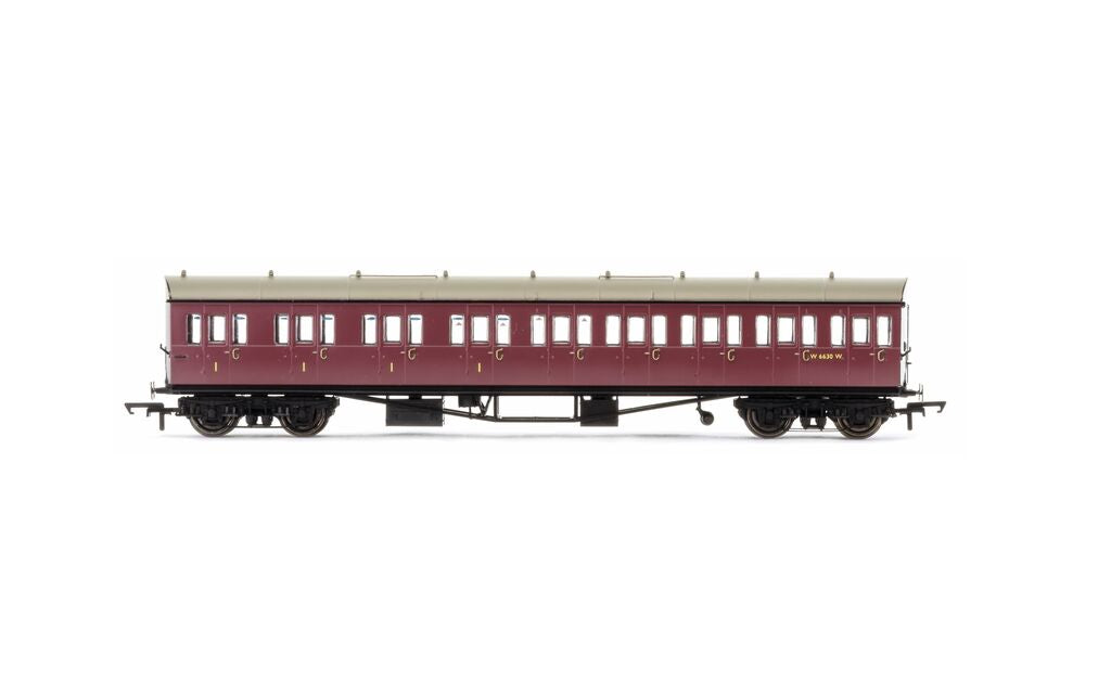 Hornby R4878 BR, Collett 57' Bow Ended E131 9 Compart / Compo (LH), W6630W  *LAST ONE*