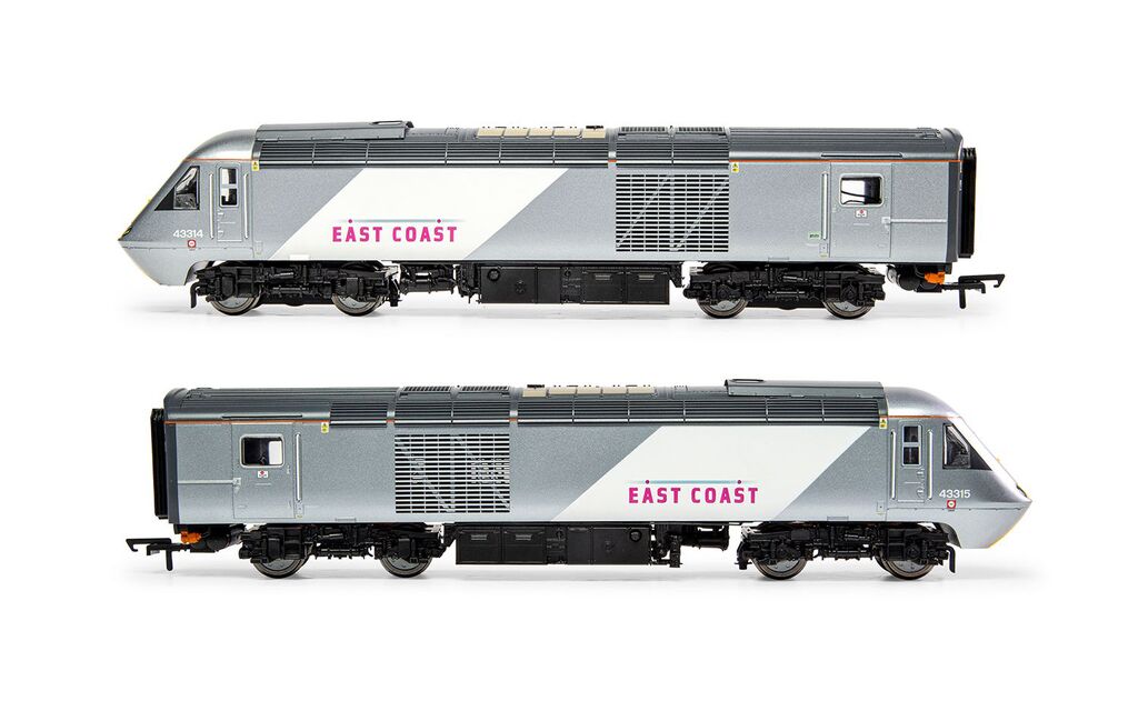 Hornby R30099 East Coast Trains, Class 43 HST Train Pack - Era 10, OO Gauge