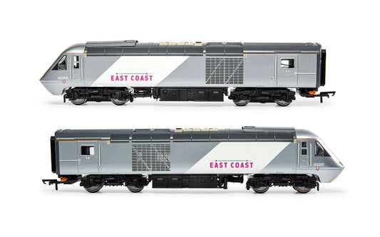 Hornby R30099 East Coast Trains, Class 43 HST Train Pack - Era 10, OO Gauge