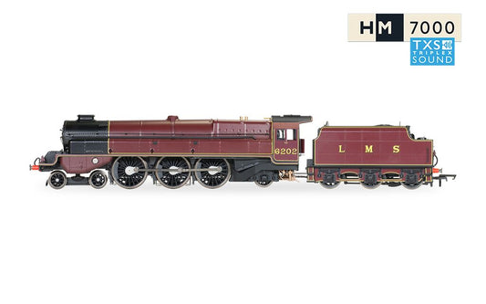 Hornby R30134TXS LMS, Princess Royal Class 'The Turbomotive', 4-6-2, 6202 Era 3 - OO Gauge