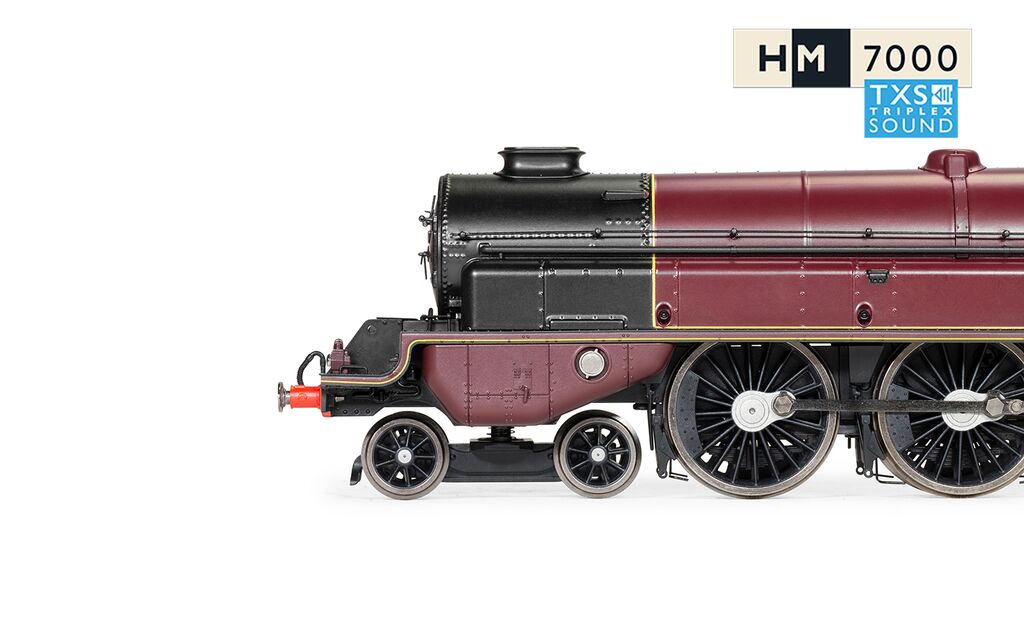 Hornby R30134TXS LMS, Princess Royal Class 'The Turbomotive', 4-6-2, 6202 Era 3 - OO Gauge