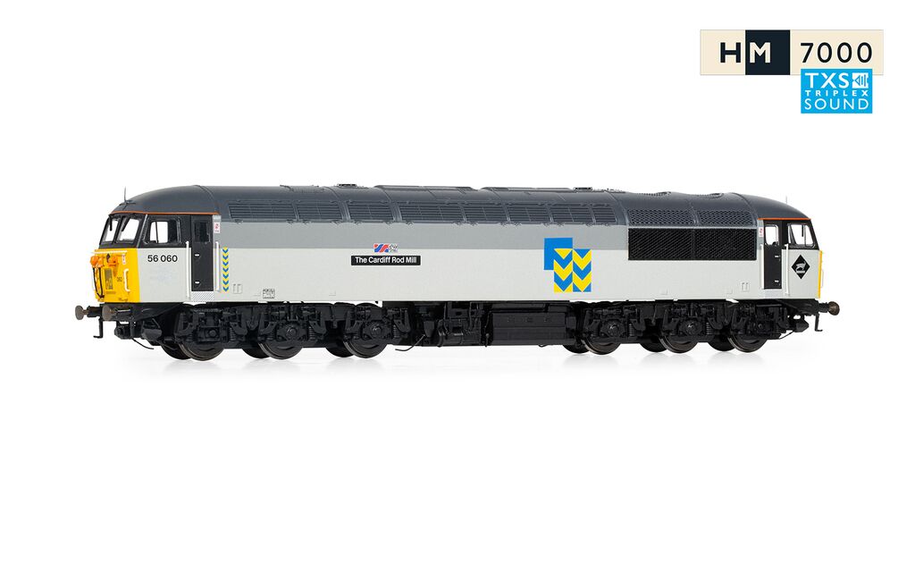 Hornby R30155TXS BR Railfreight, Cl56 56060 The Cardiff Rod Mill (DCC Sound), OO Gauge