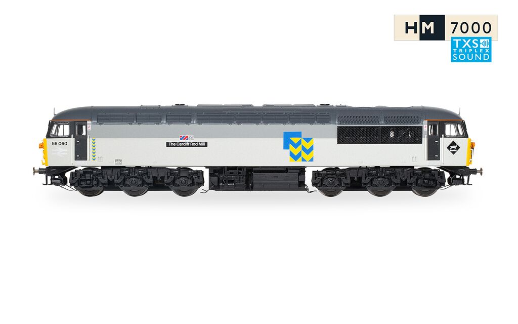 Hornby R30155TXS BR Railfreight, Cl56 56060 The Cardiff Rod Mill (DCC Sound), OO Gauge