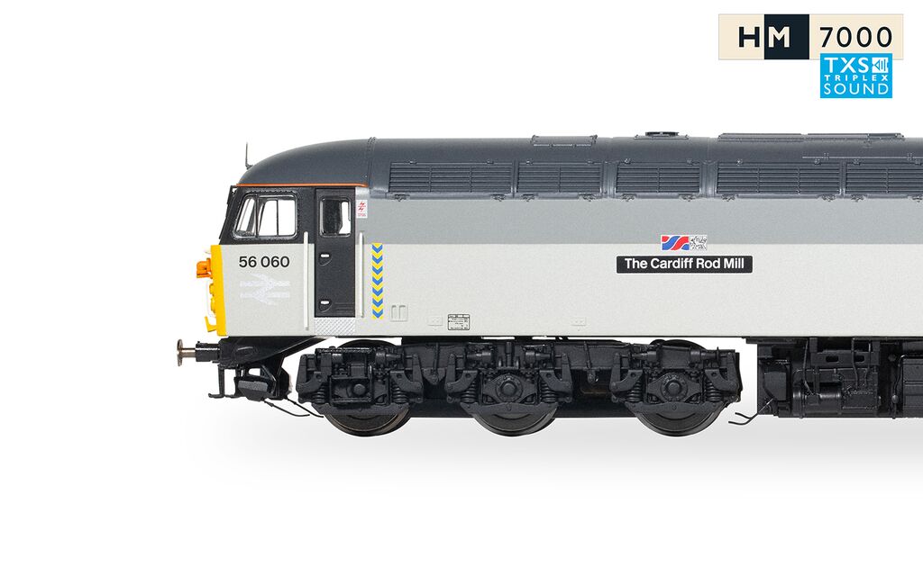 Hornby R30155TXS BR Railfreight, Cl56 56060 The Cardiff Rod Mill (DCC Sound), OO Gauge