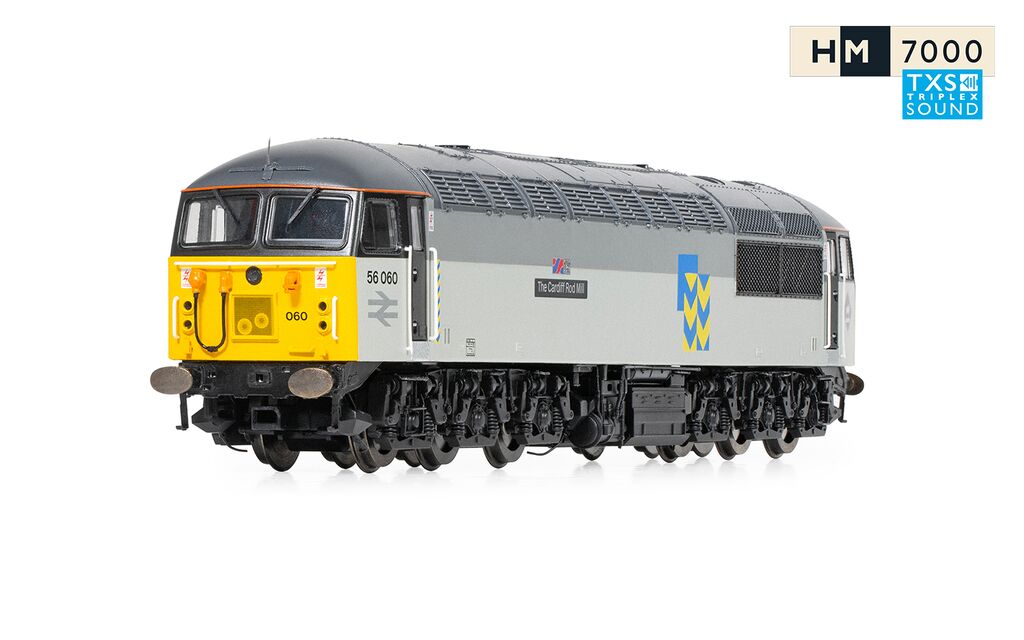 Hornby R30155TXS BR Railfreight, Cl56 56060 The Cardiff Rod Mill (DCC Sound), OO Gauge
