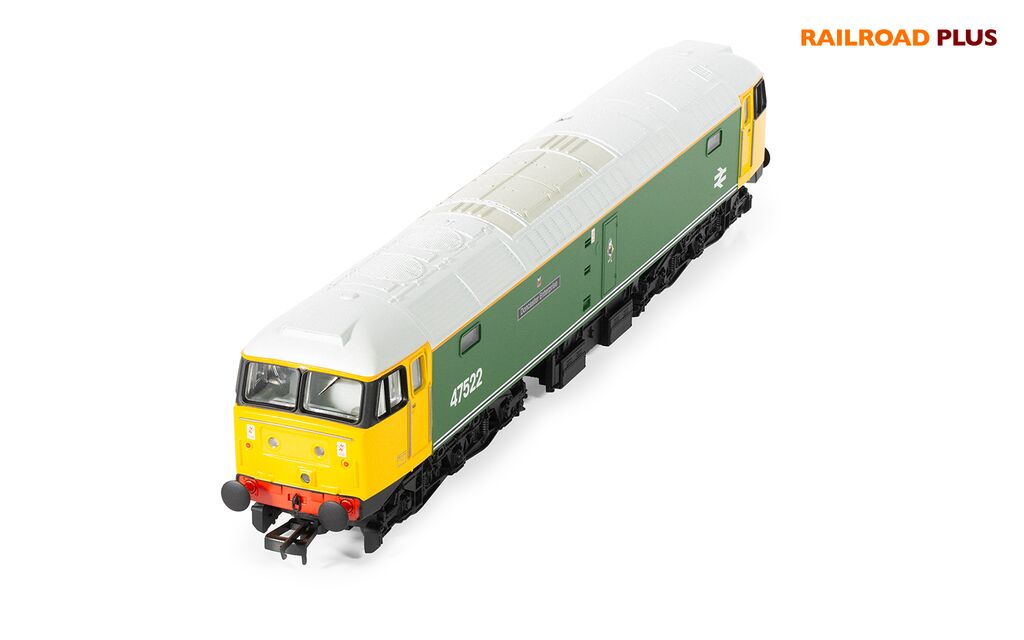 Hornby R30382 RailRoad Plus BR, Class 47, 47522 'Doncaster Enterprise' - Era 8 - OO Gauge