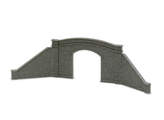 Peco NB-33 Road Bridge Sides, stone type, single track