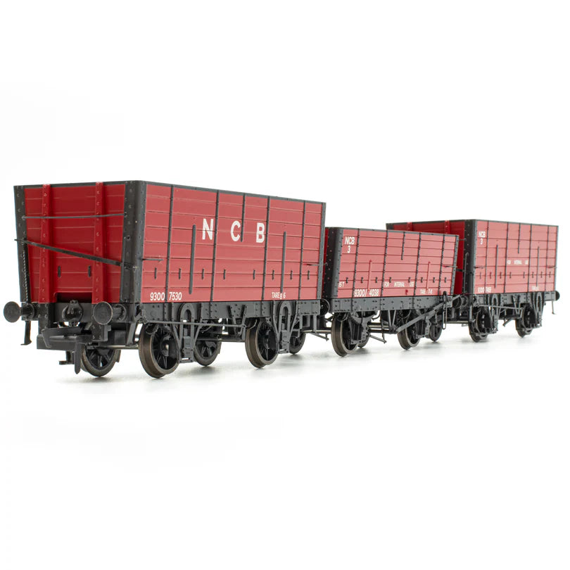 Accurascale ACC2826 P7 Hopper NCB Red Triple Pack , OO Gauge