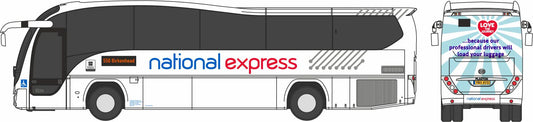 Oxford NPE010 Plaxton Elite - National Express 1:148 Scale (N Gauge) *PRE ORDER £12.75*