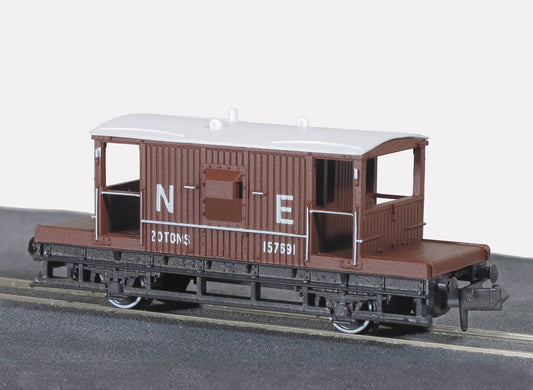 Peco NR-28E Brake Van, NE, bauxite