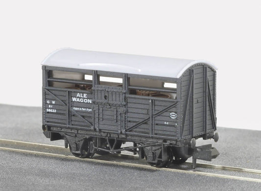 Peco NR-46A Ale Wagon, GW, grey, No.38622
