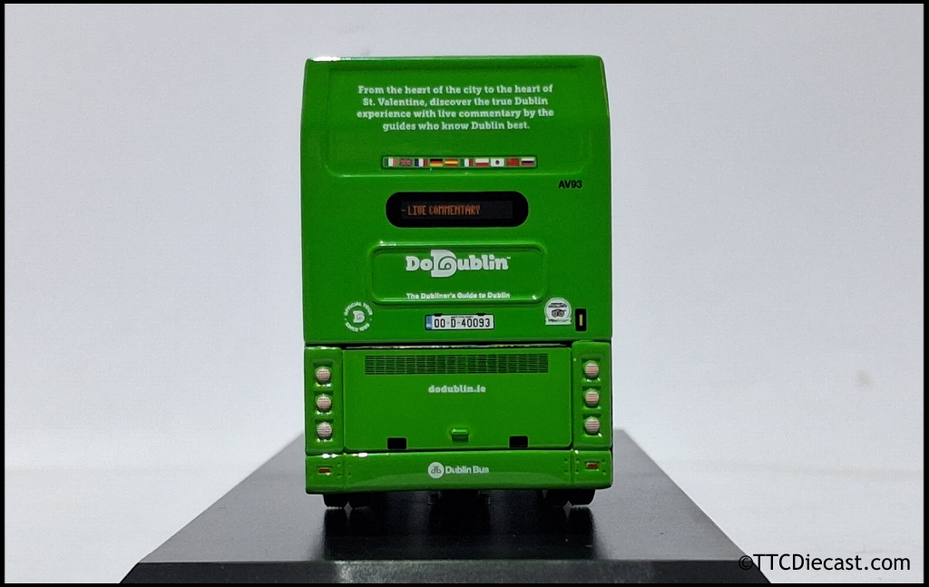 Northcord IEBUS0008 Alexander ALX400, Trident, Dublin City Tour (AV93 – 00-D-40093) PRE ORDER £53.50