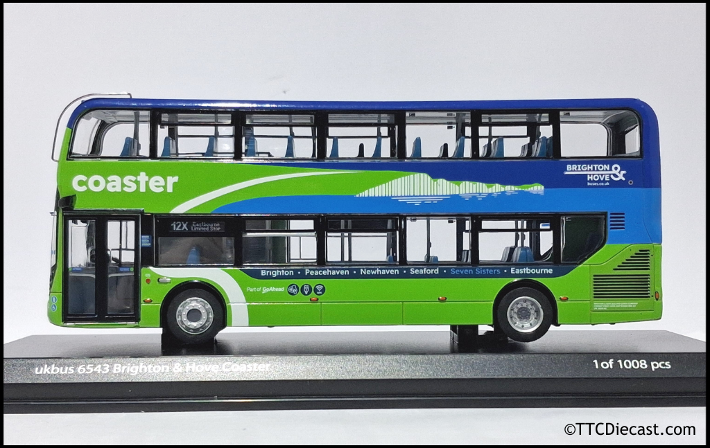 Northcord UKBUS6543 ADL E400MMC Brighton & Hove Coaster 712 YY73 TLF - PRE ORDER £53.50