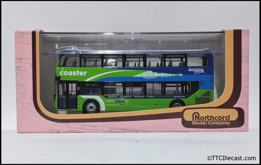 Northcord UKBUS6543 ADL E400MMC Brighton & Hove Coaster 712 YY73 TLF - PRE ORDER £53.50