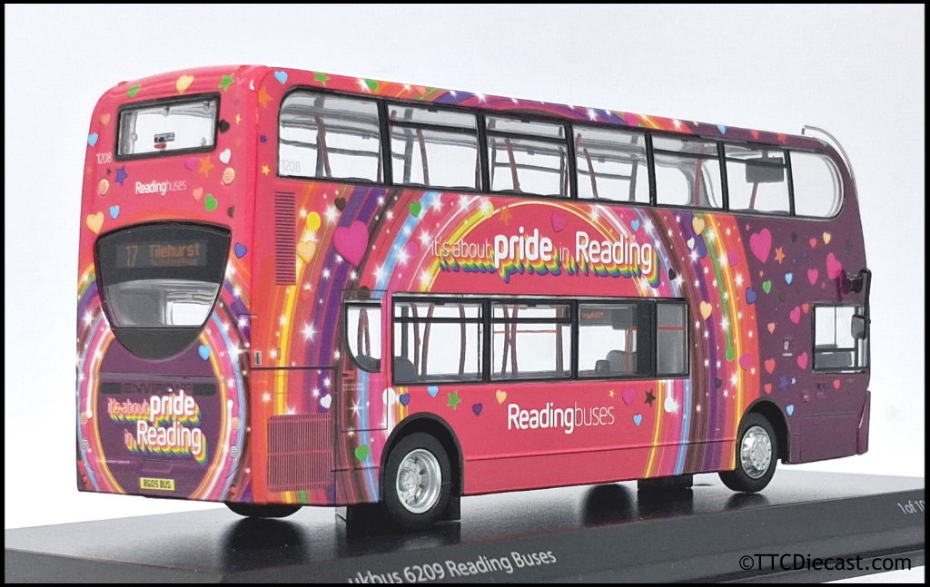 Northcord UKBUS6209 ADL E400 Reading Buses 'Pride Livery' 1208 – RG05 BUS
