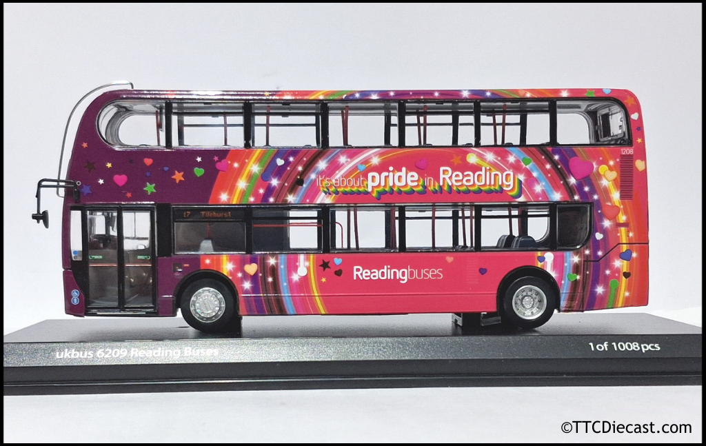 Northcord UKBUS6209 ADL E400 Reading Buses 'Pride Livery' 1208 – RG05 BUS