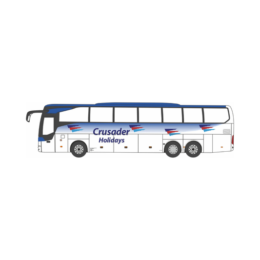 Oxford 76MT001 Mercedes Tourismo 3 Axle Crusader Holidays, 1/76 Scale *PRE ORDER £26.36*