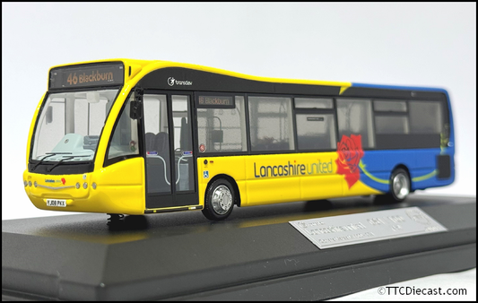 OMNIDEKKA OM1A Resin 1/76 Optare Versa , Lancashire United, Rte 46 Blackburn,