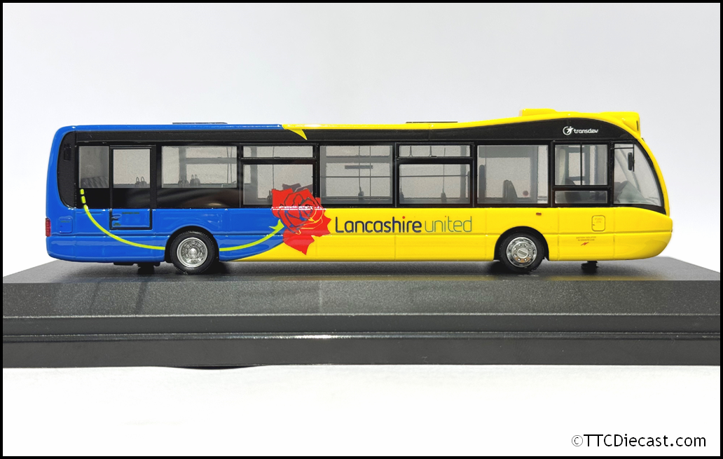 OMNIDEKKA OM1A Resin 1/76 Optare Versa , Lancashire United, Rte 46 Blackburn,