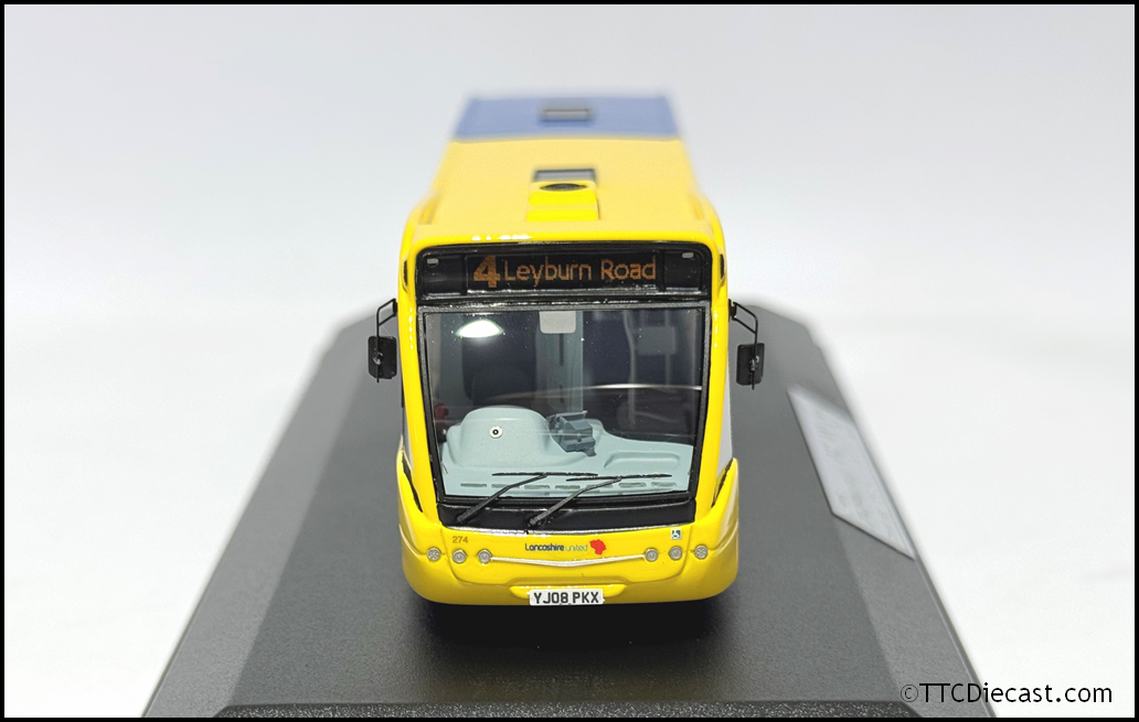 OMNIDEKKA OM1B Resin 1/76 Optare Versa , Lancashire United, Rte 4 Leyburn Road,