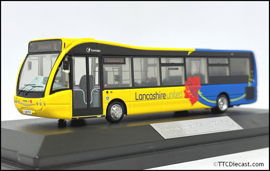 OMNIDEKKA OM1C Resin 1/76 Optare Versa , Lancashire United, Rte 18 Shadsworth