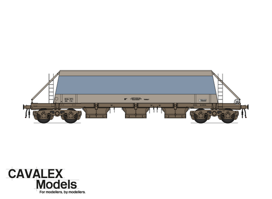 Cavalex CM JG010B (MU) S (1) PHA/JGA Wagon, 17137, Modern Unbranded, OO Gauge