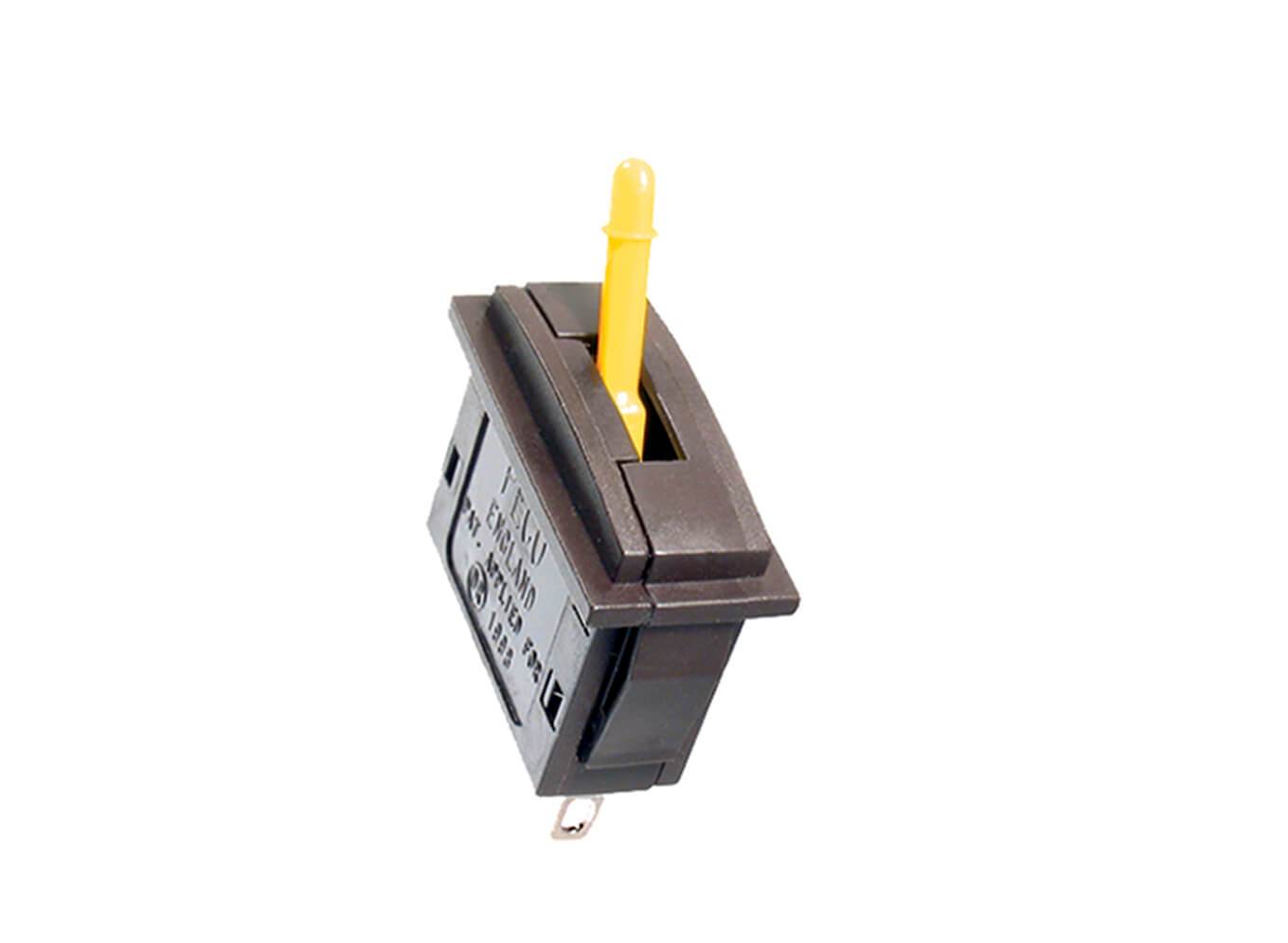 Peco PL-26Y Passing Contact Switch, Yellow Lever