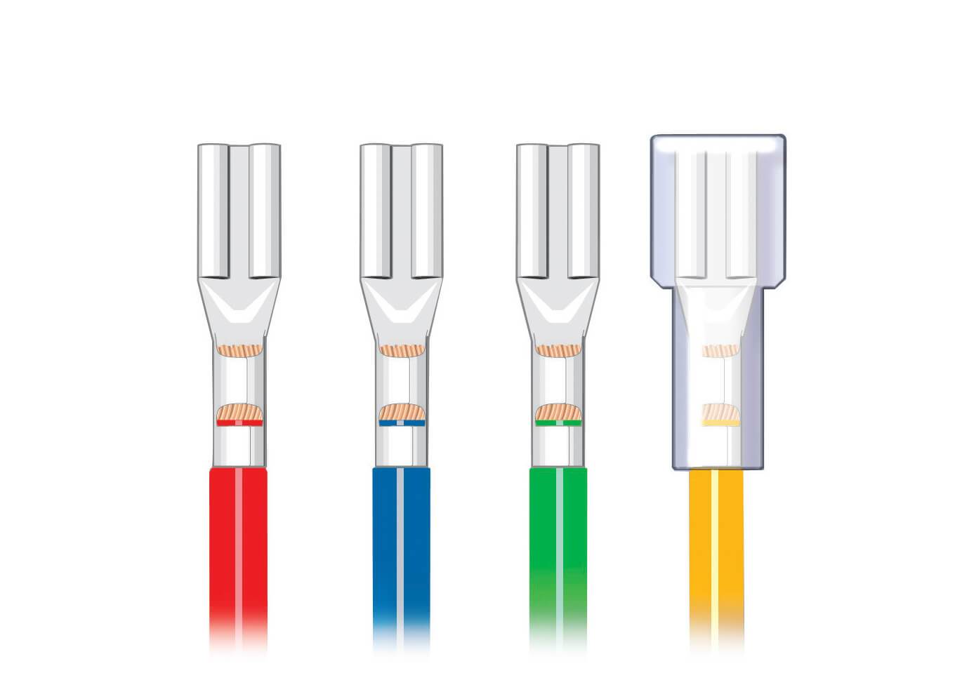 Peco PL-31 Connectors/Shrouds 10 connectors, 5 shrouds